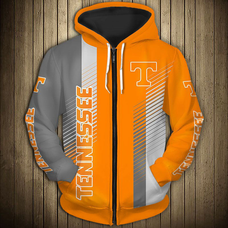Tennessee Volunteers Striped Hoodie - Go Big Orange!
